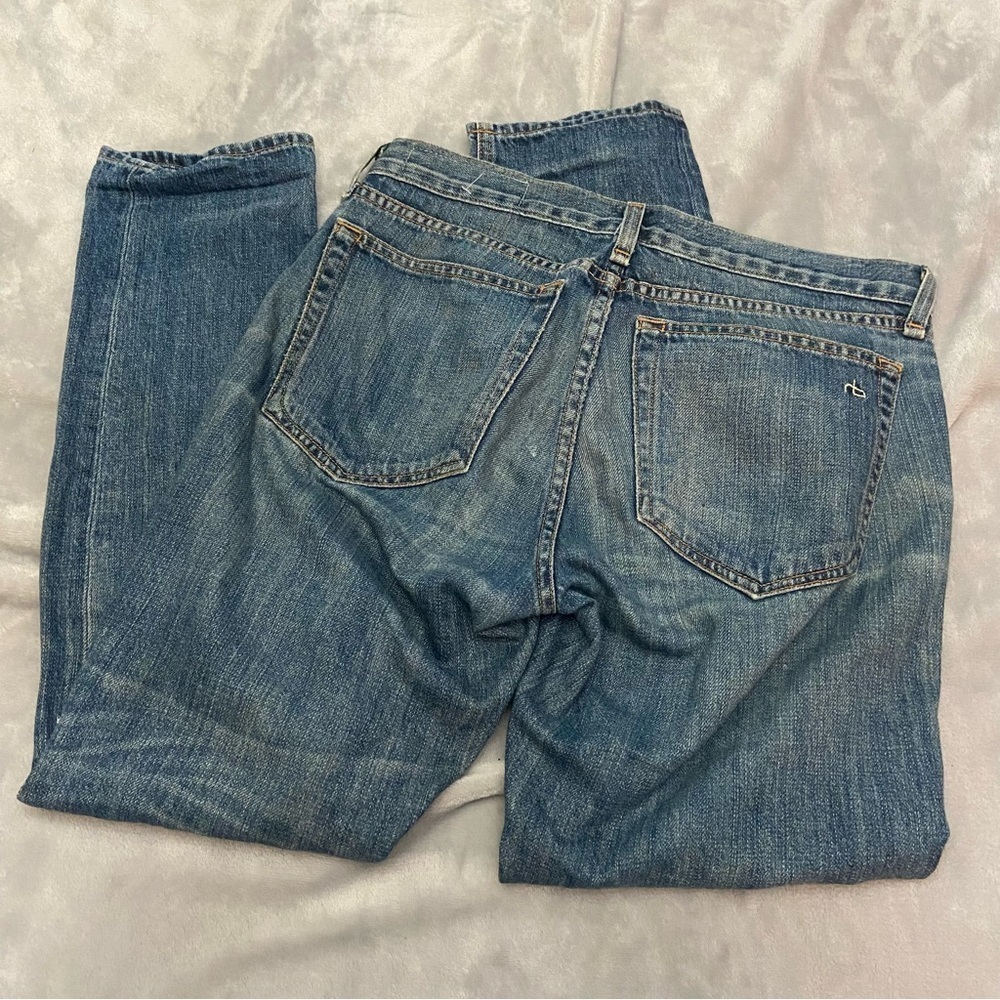 rag & bone/JEAN Boyfriend Buckley Ripped-Knee Jeans 28848 - Picture 11 of 13